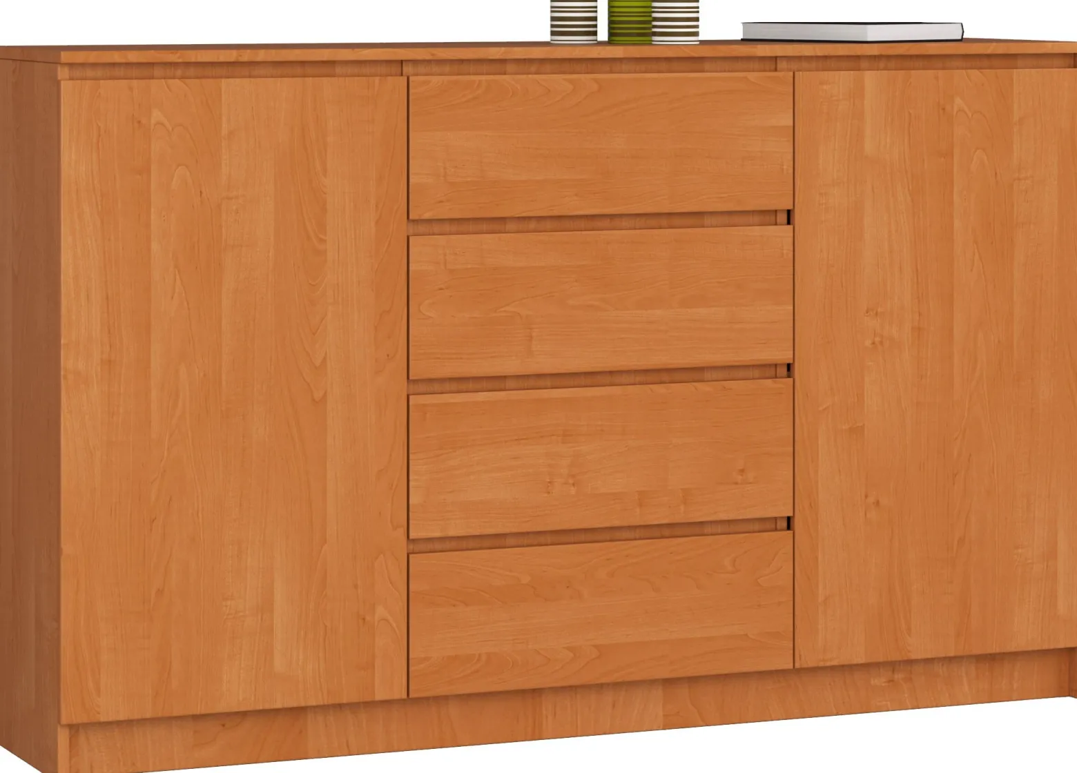 Komoda AKORD K160 Olcha 160 cm kolor Olcha mat 160x40x99 cm