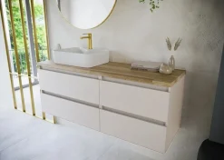 Komoda łazienkowa ARCO 60 cm kaszmir z szufladami