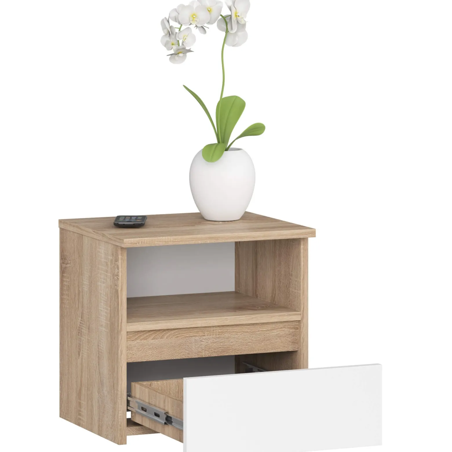 KOMODA CL1 PK DĄB SONOMA / BIAŁA