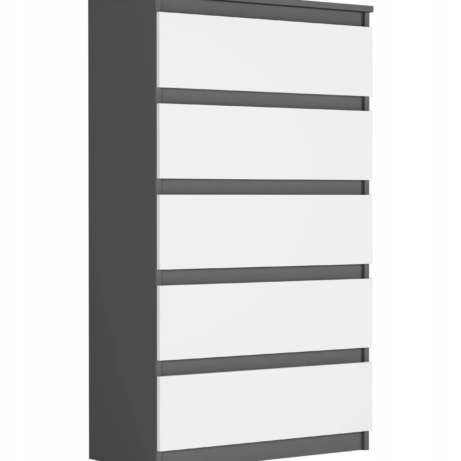 Komoda 70cm 5 szuflad szafka FRAMIRE R-5 antracyt mix
