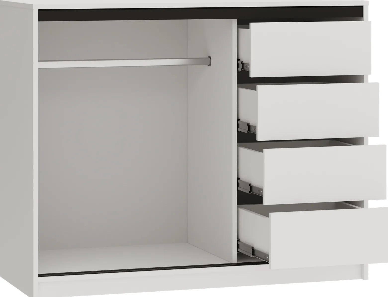 Komoda LOFT dwudrzwiowa 120 cm dąb artisan