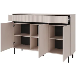 Komoda Mito Do Salonu Na Nóżkach Z 3 Szufladami Premium Kaszmir 149cm