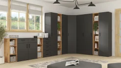 Komoda MultiDo 45 cm z 5 szufladami dąb artisan