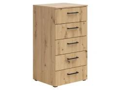 Komoda MultiDo 45 cm z 5 szufladami dąb artisan