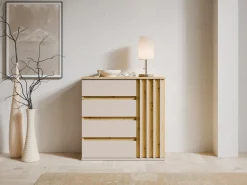 Komoda z szufladami 80 cm do przedpokoju DORIOS