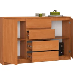 Komoda AKORD K160 Olcha 160 cm kolor Olcha mat 160x40x99 cm