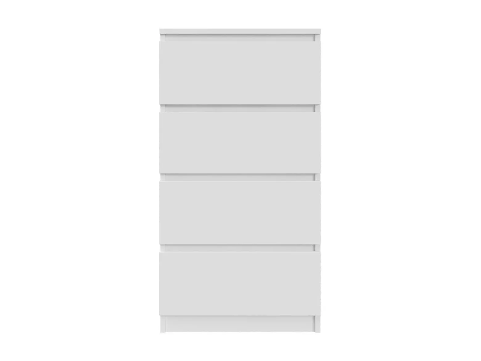 Komoda biała 50cm - 4 szuflady, nowoczesny design PL