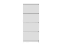 Komoda biała 40cm - 4 szuflady, nowoczesny design PL