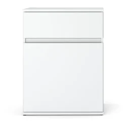 Komoda biała z szufladą szafka 60cm nowoczesna bezuchwytowa
