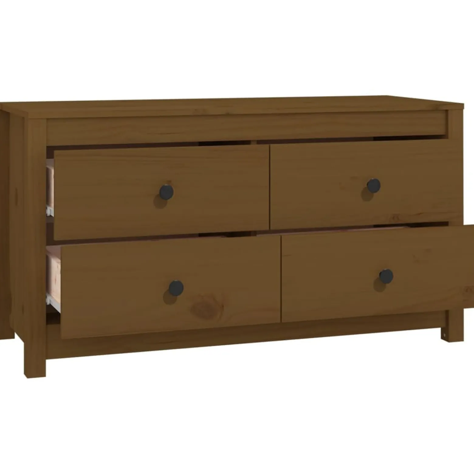 Komoda Brąz 100 x 40 x 54 cm Drewno sosnowe vidaXL