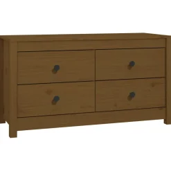 Komoda Brąz 100 x 40 x 54 cm Drewno sosnowe vidaXL