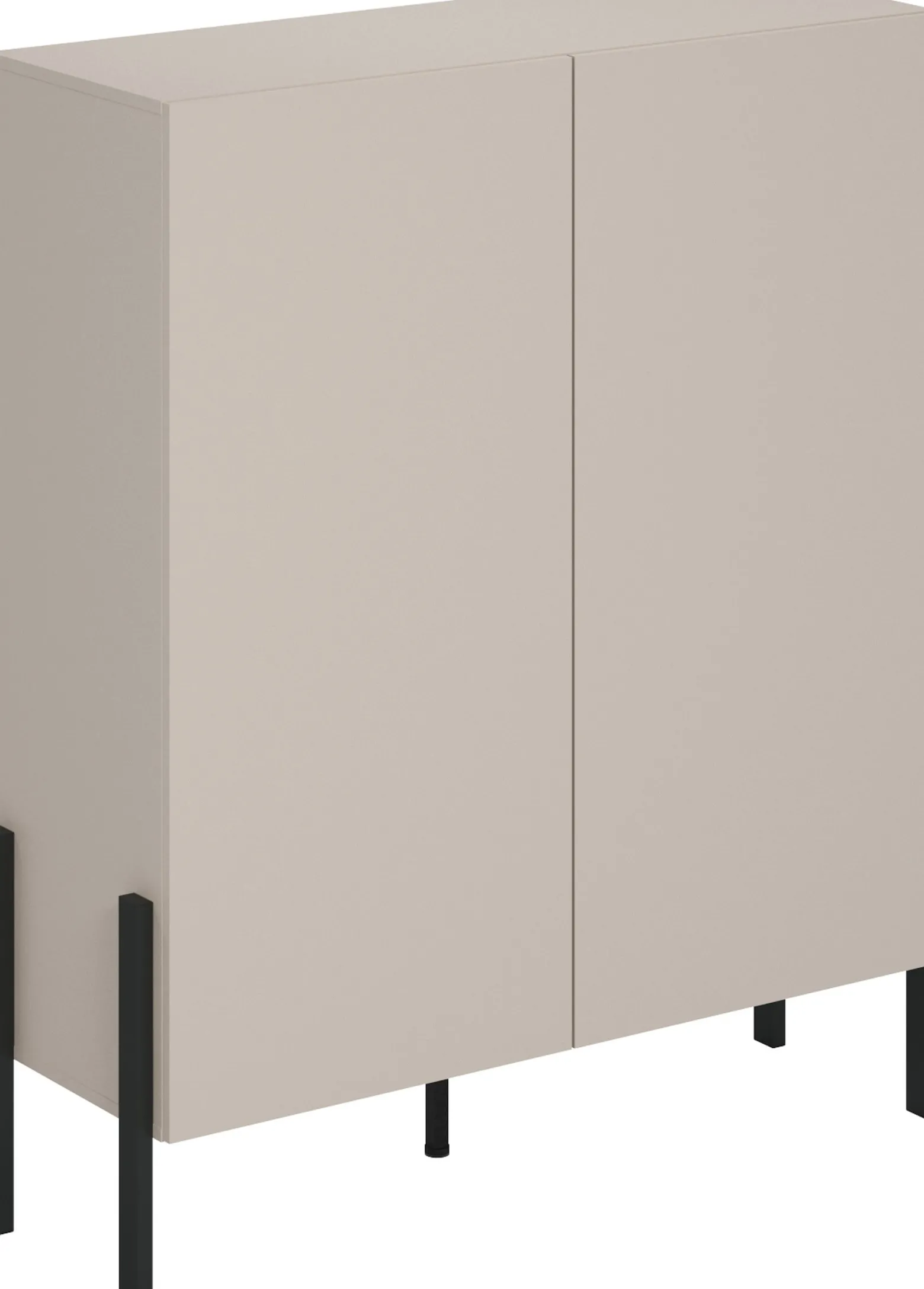 Komoda 114 cm do salonu sypialni z półkami JUKON