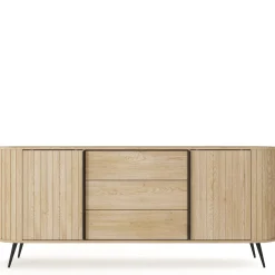 Komoda 196 cm z szufladami LOVEL dąb cremona