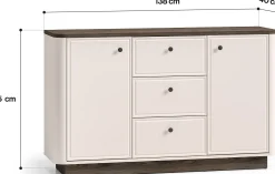 Komoda 138 cm z szufladami VILANO do salonu