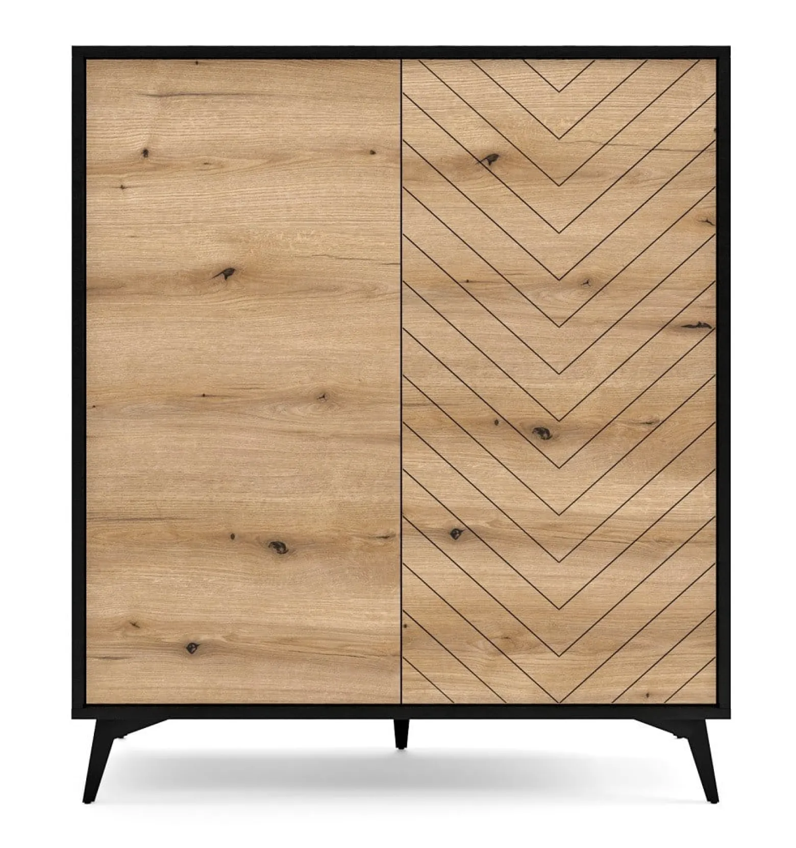 Komoda DIAMO do salonu w jodełkę KD 104