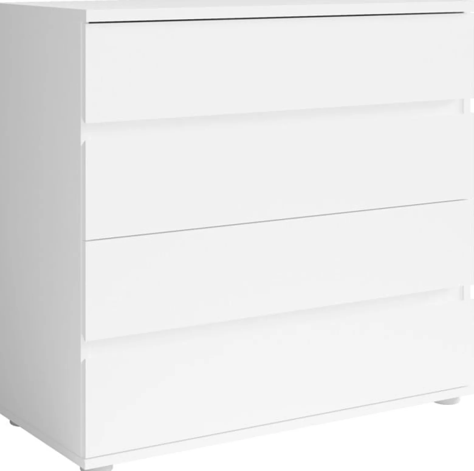 Komoda do sypialni 91 cm z szufladami FLORIS biała