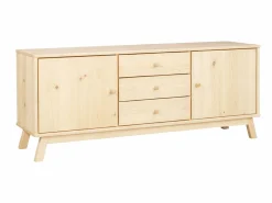 Komoda drewniana 160 cm OREGON WOOD II, kolor sosnowy
