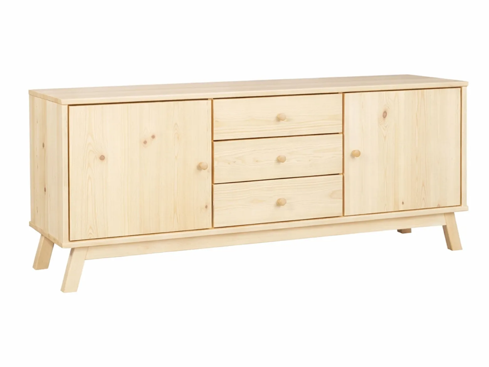 Komoda drewniana 160 cm OREGON WOOD II, kolor sosnowy