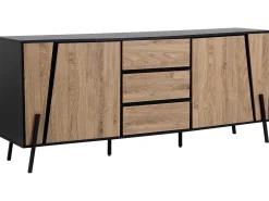 Komoda jasne drewno industrialna