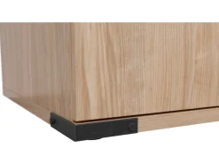 Komoda Lara 130 cm z 2 drzwiami 3 szufladami i półką jesion belarus