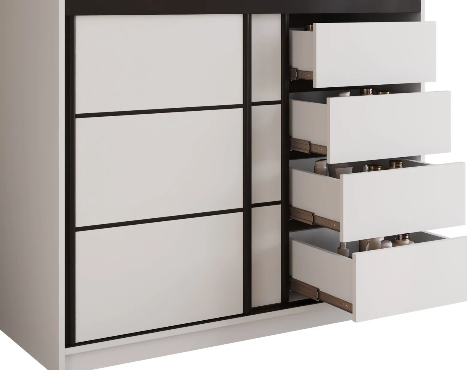 Komoda LOFT dwudrzwiowa 120 cm dąb artisan