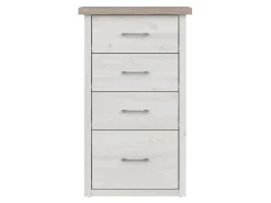 Komoda Luca Baby 60 cm z 4 szufladami modrzew sibiu jasny