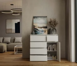 Komoda Malwa 1D5S Biały