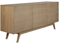 Komoda Marte 180 cm z 2 drzwiami i 4 szufladami dąb naturalny