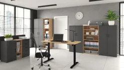 Komoda MultiDo 80 cm z 2 drzwiami i 2 szufladami dąb artisan