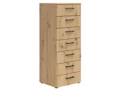 Komoda MultiDo 45 cm z 7 szufladami dąb artisan