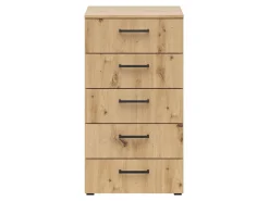 Komoda MultiDo 45 cm z 5 szufladami dąb artisan