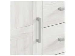 Komoda Romance 93 cm z drzwiami i 4 szufladami modrzew sibiu jasny