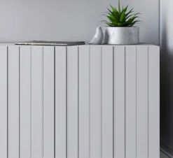 Komoda RTV Glamour Szafka RTV Glamour Biały 168 cm