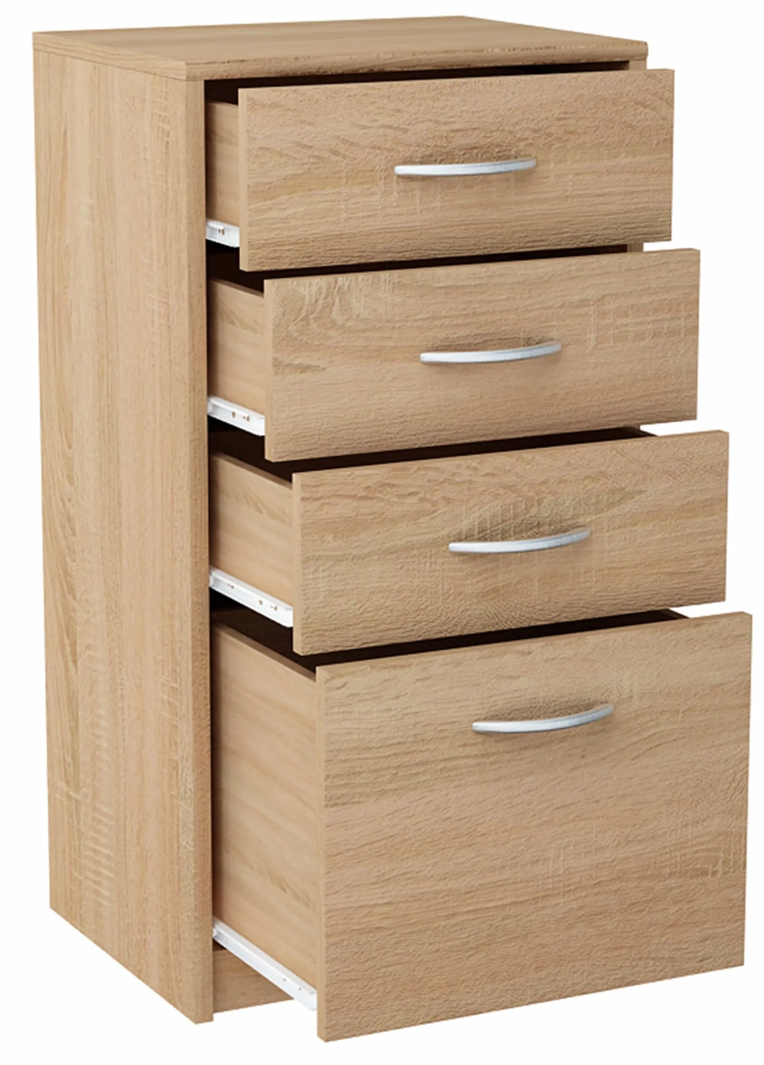 Komoda szafka 45cm 4S DĄB SONOMA regał 4 szuflady