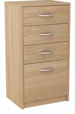 Komoda szafka 45cm 4S DĄB SONOMA regał 4 szuflady
