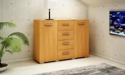 Komoda szafka HELENA 120cm 2D4S OLCHA 4 szuflady