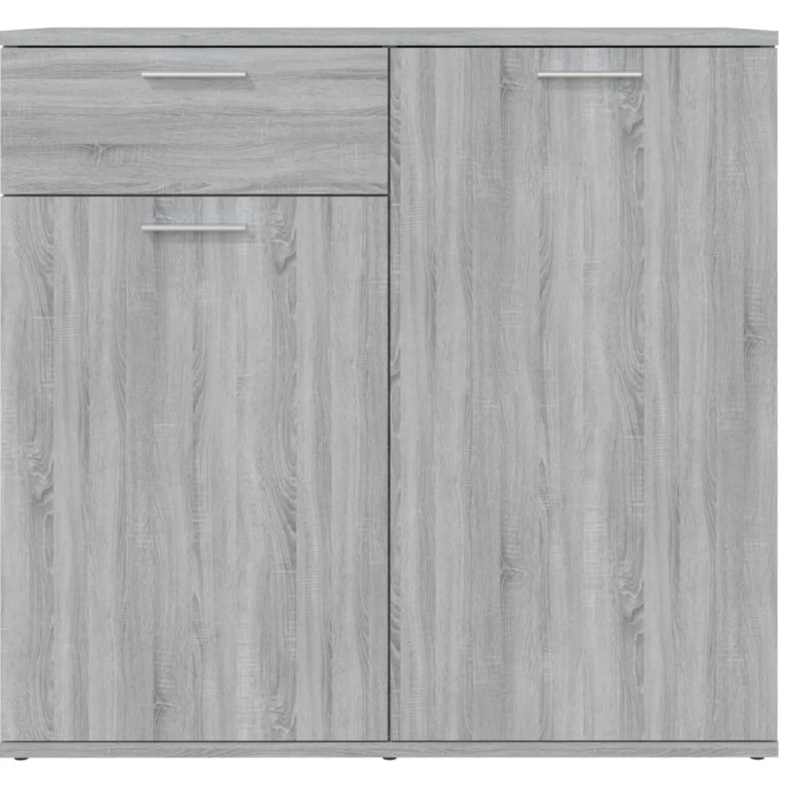 Komoda Szafka Stolik Półki Do Salonu Pokoju Szary Mat 80x36x75 cm