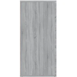 Komoda Szafka Stolik Półki Do Salonu Pokoju Szary Mat 80x36x75 cm
