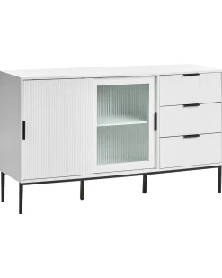Komoda szafka z drzwiami 150 cm biała
