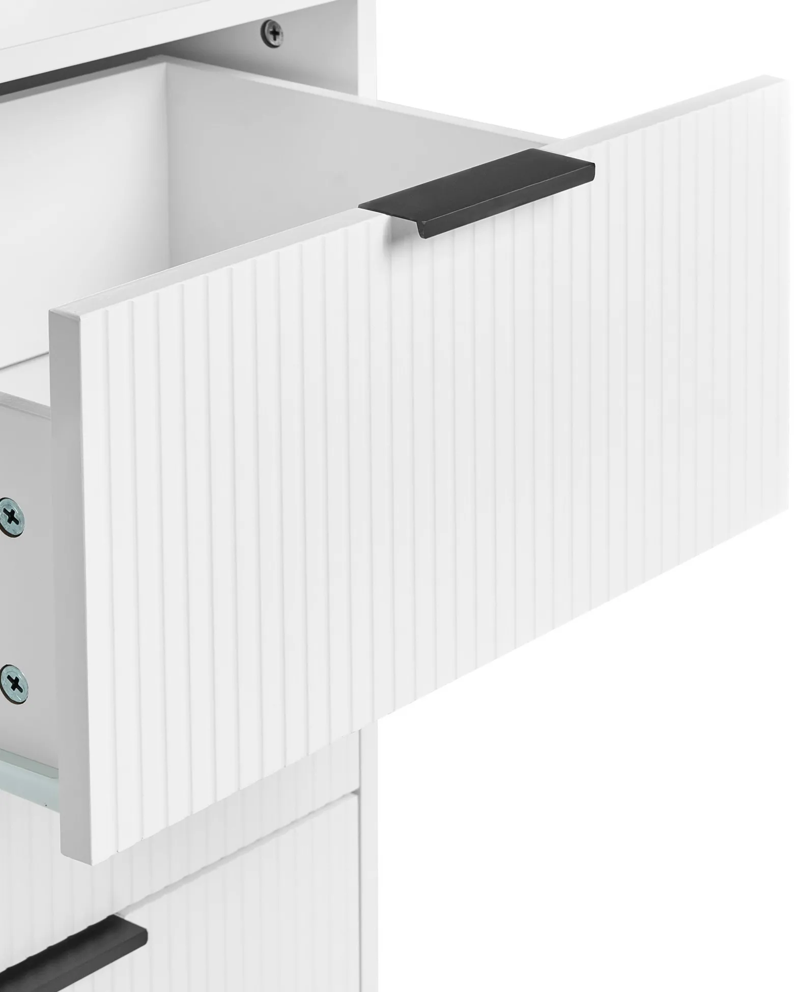 Komoda szafka z drzwiami 150 cm biała