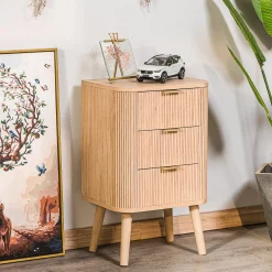 Komoda 3-szufladowa z naturalnego drewna
