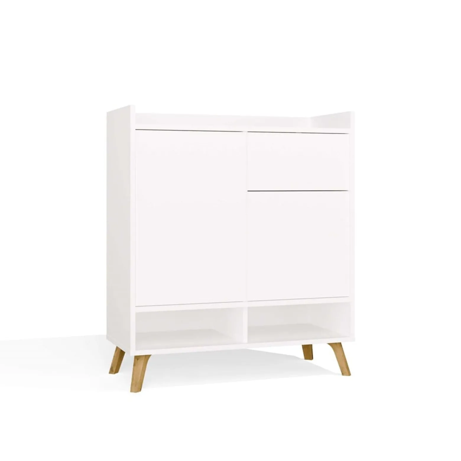 Komoda Topeshop Colin 80x92x35 cm biała