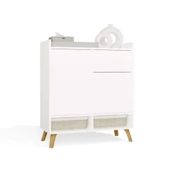 Komoda Topeshop Colin 80x92x35 cm biała