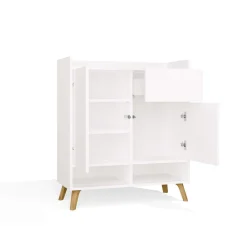 Komoda Topeshop Colin 80x92x35 cm biała