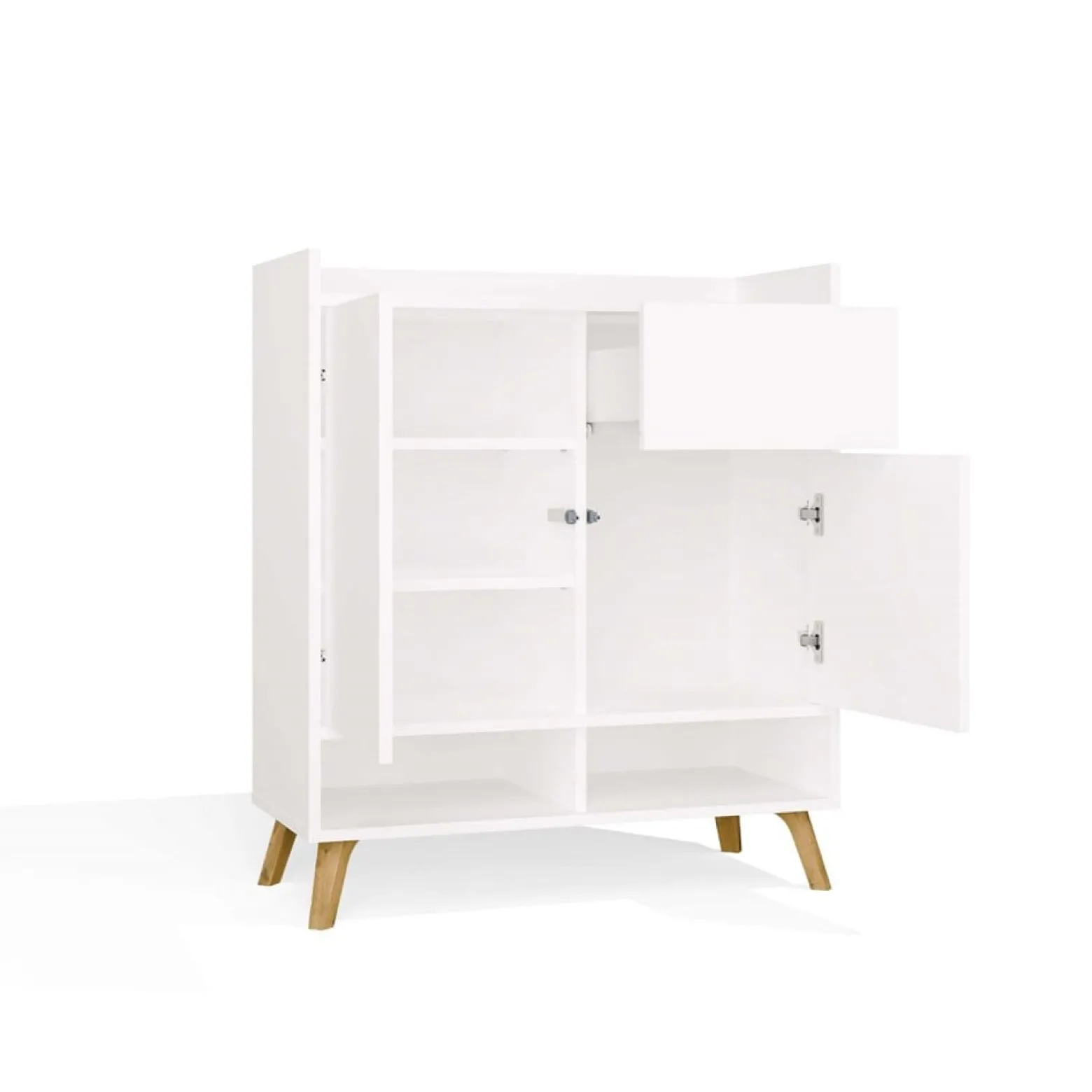 Komoda Topeshop Colin 80x92x35 cm biała
