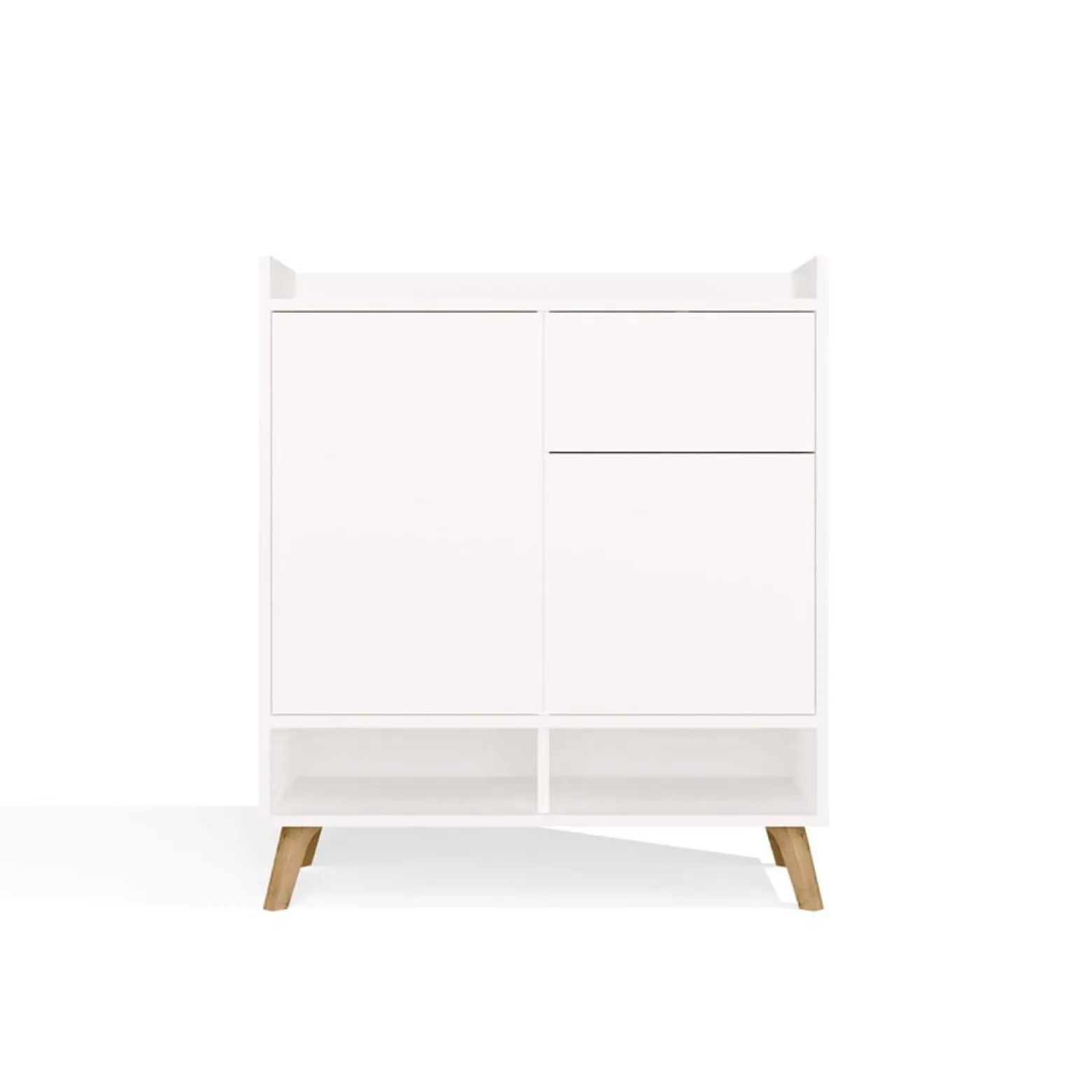 Komoda Topeshop Colin 80x92x35 cm biała