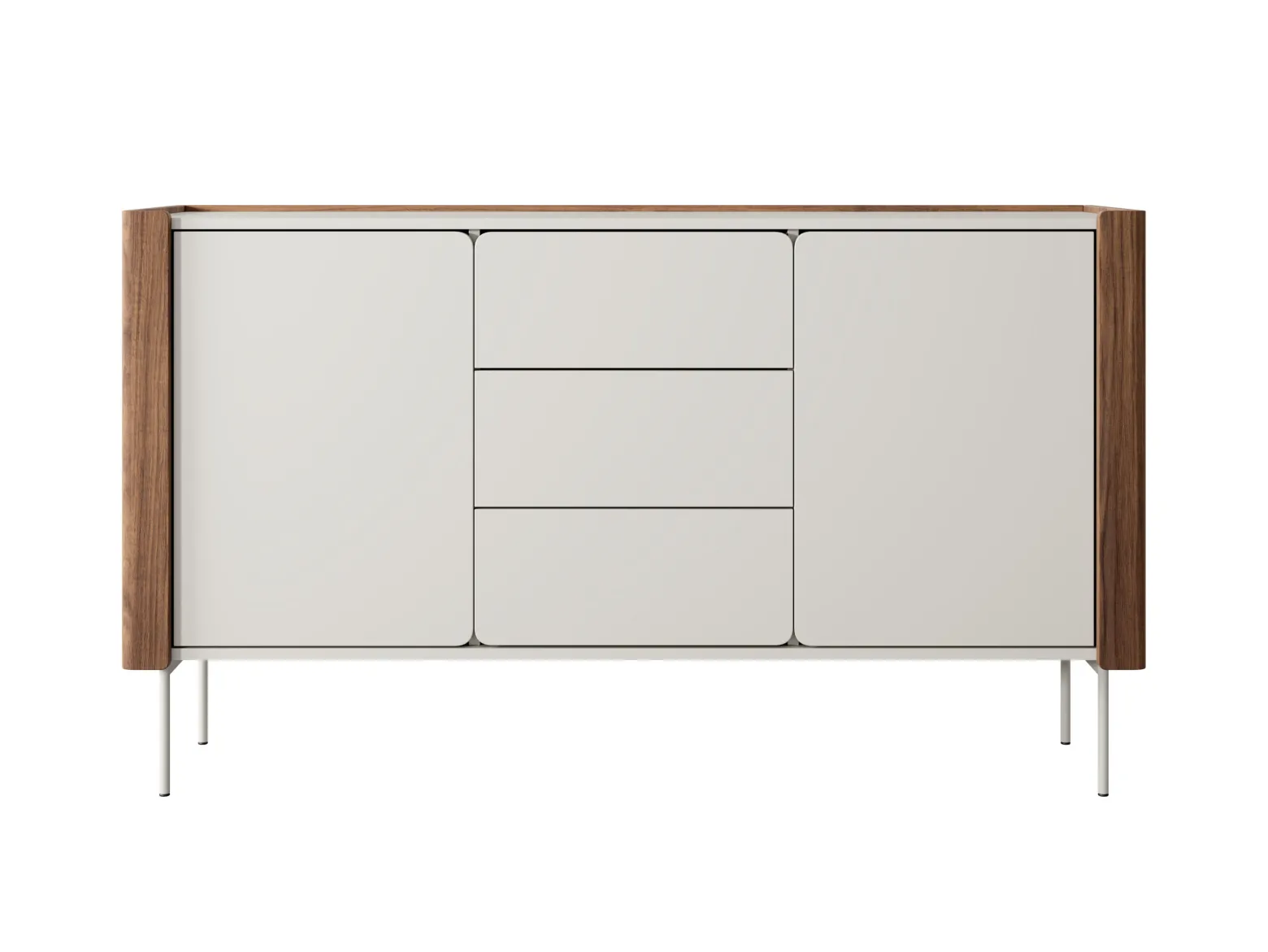 Komoda VEZERE 141 cm orzech warmia/kaszmir