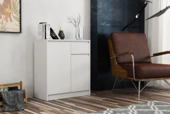 Komoda z szufladą 75 cm ARTEGO biały