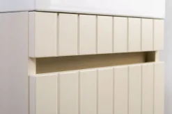 KOMPLET Zestaw Mebli Łazienkowych 4 Elementy MDF MIGDAŁ LINE