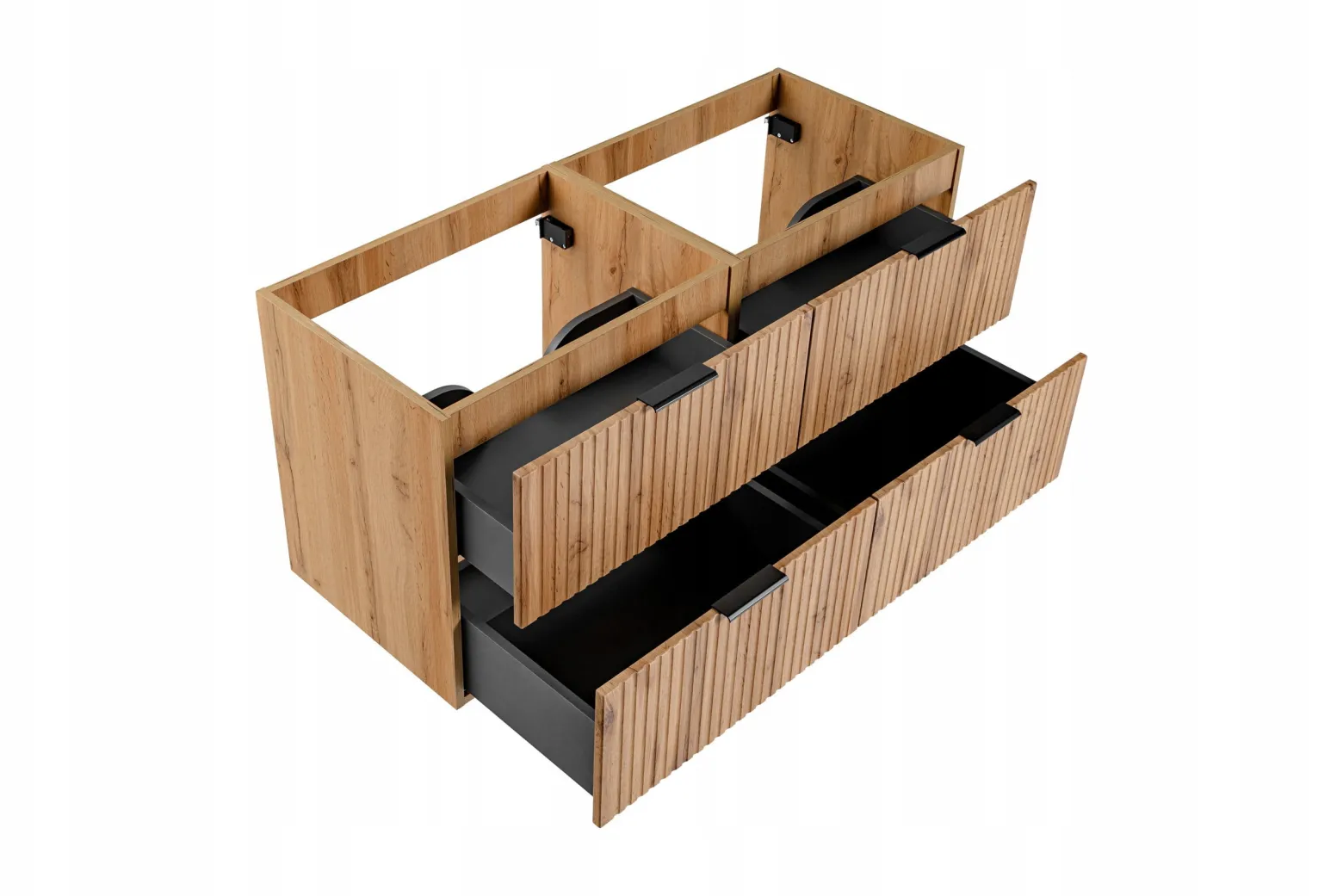 KOMPLET Mebli do Łazienki ADEL OAK 5 elementów DĄB WOTAN